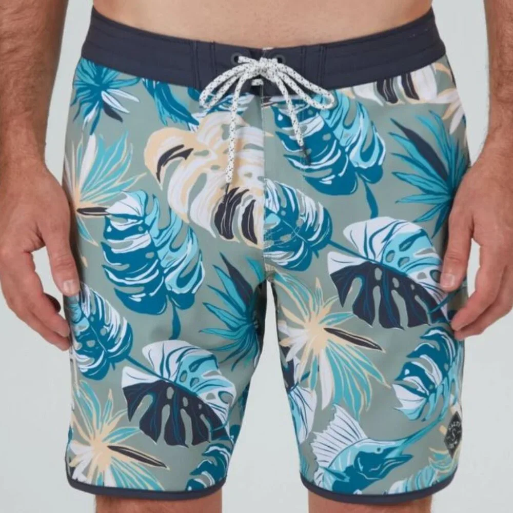 Salty Crew Leafy Hawaiian Board Shorts 33